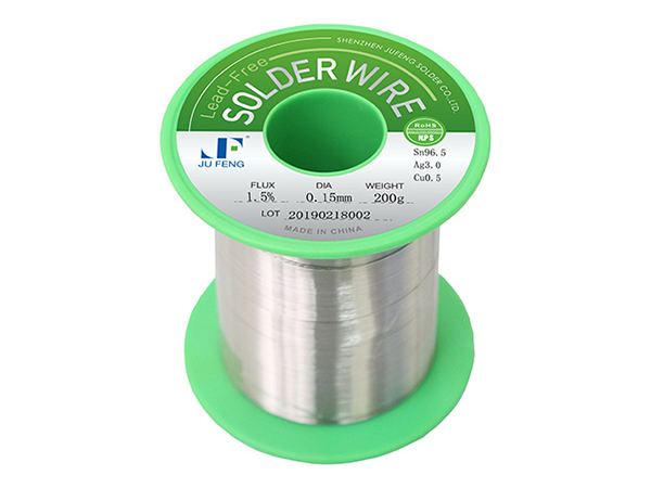 Indium .020" Lead-Free Silver Solder Wire (3% Silver) - 25 Feet + Free Flux
